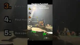 Ranking Funniest Concert Falls!! Subscribe!!  #rankings #funny #music
