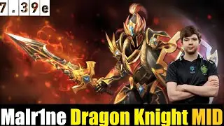 🤯 Malr1ne [Dragon Knight] MID 7.39e - DOTA 2 HIGHEST MMR MATCH#dota2   #dota2gameplay   #malr1ne