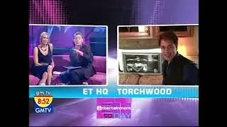 John Barrowman guest on 'GMTV Live' talks Doctor Who live from Torchwood set - 29th June 2007