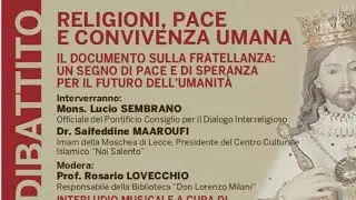 Religioni, Pace e Convivenza Umana (incontro-dibattito)