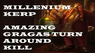 MIL Kerp Amazing Gragas turn around kill - CW vs MIL - EU LCS Summer Split 2014