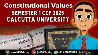 Constitutional Values | Historical Background | Semester 1 CCF |  Bcom/Ba/Bsc | Calcutta University
