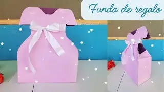 BOLSA DE REGALO con forma de VESTIDO
