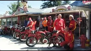Moto Guzzi Falcone Club Tour of California WITH AUDIO - September 2014