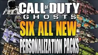 Call of Duty: Ghosts DLC Six NEW Personalization Packs! (Black Ops 2 Sniping Gameplay)