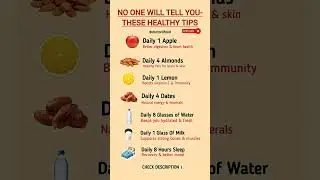 No One Will Tell You These Healthy Daily Habits | Simple Nutrition & Lifestyle Tip #healthylifestyle