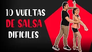 10 VUELTAS de SALSA DIFÍCILES para BAILAR 🕺💃