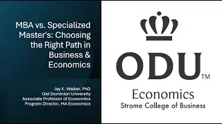 MBA vs. Specialized Master's Degrees: Choosing the Right Path in Business & Economics