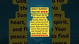 INSTANT RELIEF SUNDAY PRAYER #instantrelief #sundayprayer #instanthealing #prayerworks #healing