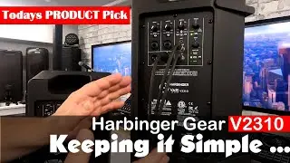 Обзор обновления и проверка звука. Harbinger VARI V2310 10-дюймовый двухполосный активный громкоговоритель.
