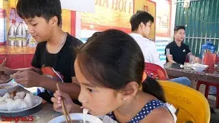 dainghia25 Daily Vlog 4 : Dainghia25 V&agrave; Th&ugrave;y Giang Đi ăn B&uacute;n Chả Ngon Nhất Sơn T&acirc;y