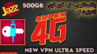 JAZZ UNLIMETED FREE INTERNET NEW VPN WITH ULTRA SPEED 5000GB GIFT PACK TODAY