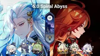 6.0 Spiral Abyss | C0 Neuvillette Hyberbloom & C0 Mavuika Melt | Genshin Impact