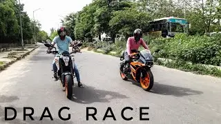 Drag Race Ktm Rc125 Vs Duke 125 |Must Watch|🔥