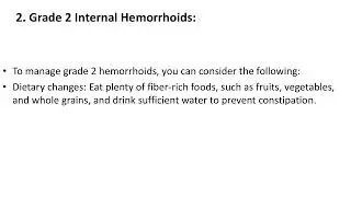 5mm Rectal Polyp and Grade 2 Internal Hemorrhoids Treatment Options