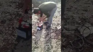 Collegamento e avvio abbacchiatore elettrico GeoTech Olive Picker 400 EVO
