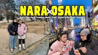 🇯🇵 Nara & Osaka in One Day! 🦌 Deer, Temples & Must-Try Street Food!