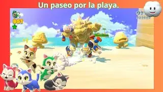 Super  Mario  3D worlds un paseo por la playa