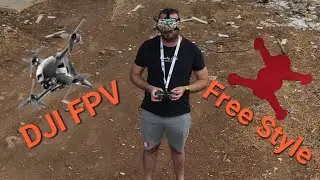 DJI FPV Free Style Flight in buildings