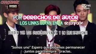 [SUB ESP] EXO @ Discursos de los MAMA 2016