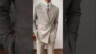 Check out this stylish beige suit! Perfect fit, timeless design. #BeigeSuit #MenFashion #FormalWear
