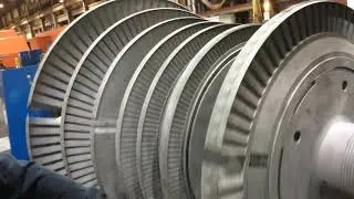 Steam Turbine Onsite Rotor Machining