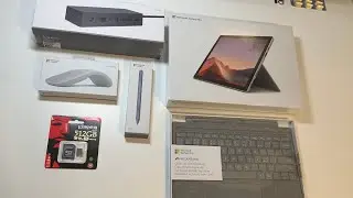 MICROSOFT SURFACE PRO 7 AND ACCESSORIES - unboxing | 4K