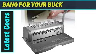 Ultimate Coil Binding Machine: 1-21 Hole Comb Binder for Perfect Documents
