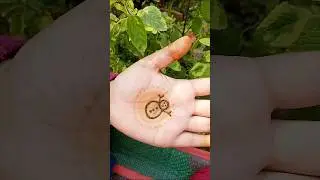 Snowman Mehandi tattoo design ⛄ || Easy Mehandi tattoo design #tattoo #mehndi #mehandi #shorts #diy