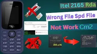 Itel 2165 Rda Flash Error Accec violation at address 005a8998 in module cm2scr.exe read off address