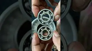 How to clean dirty grease Bearing with Patrol oil DIY #bearing #clean #diy #shorts #petrol