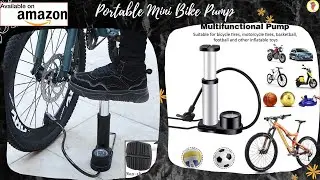 Portable Mini Bike Pump - unique accessories Homeitems #shorts #amazinggadget #yourneeds