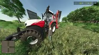 Just chilling working a contract, building a house land, and planting my field
