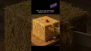Hay Block | Satisfying ASMR Slice