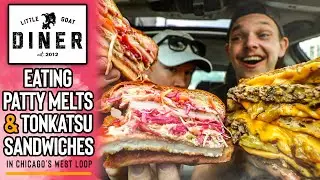 Eating patty melts and tonkatsu sandwiches from Little Goat Diner in Chicago's West Loop