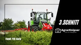 Fendt 720 Vario + Lely Schmetterlingsm&auml;hwerk l 3.Schnitt l 4k