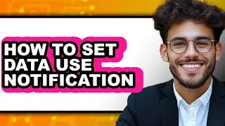 How to Set Data Use Notification (only Way)