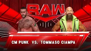 RAW EP LUKE2K-CM PUNK Vs TOMMASO CIAMPA #SNAPPED #WWE2K23 #UNIVERSEMODE #STORY #SUBSCRIBE