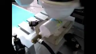 Four Color Ink Cup Pad Printer For #Cosmetic Tube