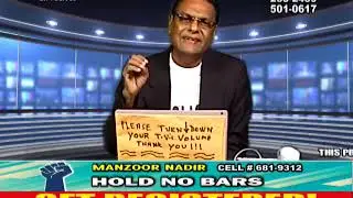 Hold No Bars - with host Manzoor Nadir November 1st 2019