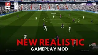 PES 2017 NEW REALISTIC GAMEPLAY UPDATE SESAON 25-26 BY EsLaM