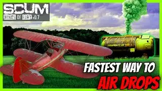 Using Planes for Air Drops is the Best! - SCUM