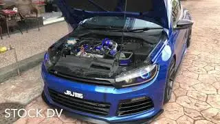 Before and after installation DV spacer (blow off valve for VW/AUDI, both 1.4 and 2.0 engines)