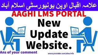 Aaghi Aiou New Update Website for Spring 2021 Students Assignments Workshop Details tutor| AIOU INFO