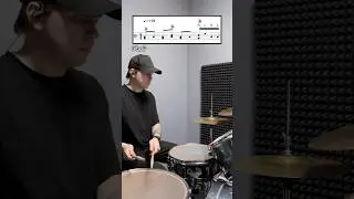 drum rhythm | tom groove for a beginner #drumlessons #drumming #drums