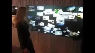 Full HD large multi touch on glass display by Glimm Display