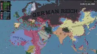 Hearts of Iron IV AI-Only Historical Timelapse: Will Germany's Equipment Buffs Shift the Balance?