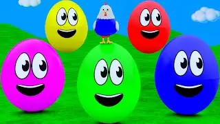 Learning Colors and Numbers Song | new Color Eggs on the Farm | Piko Kids Nursery Rhymes & Kids Song