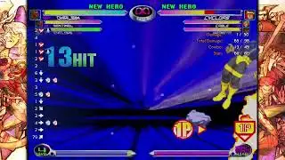 MvC2 Dhalsim 100% corner combo