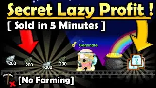 SOLD IN 5 MINUTES!! BEST LAZY PROFIT IN GROWTOPIA !! [NO FARMING] GROWTOPIA PROFIT 2021